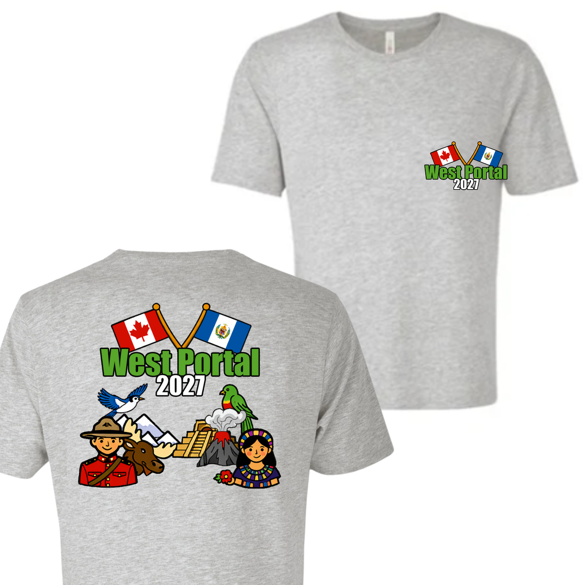 Unisex and Youth Short Sleeve T-shirt - Guatemala 2027