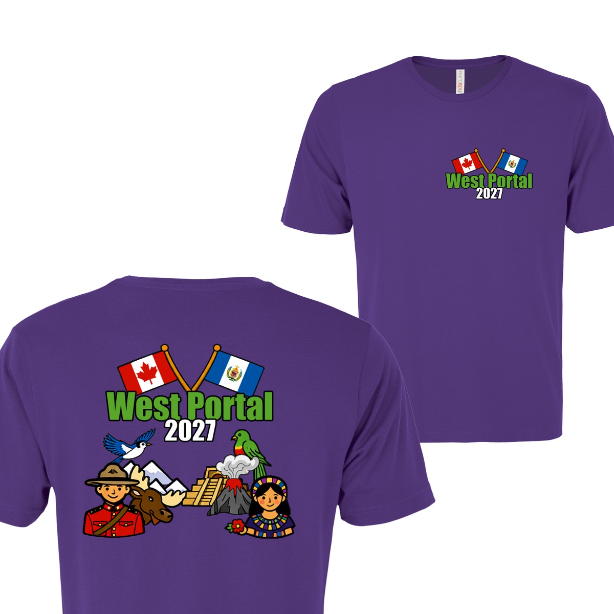Unisex and Youth Short Sleeve T-shirt - Guatemala 2027