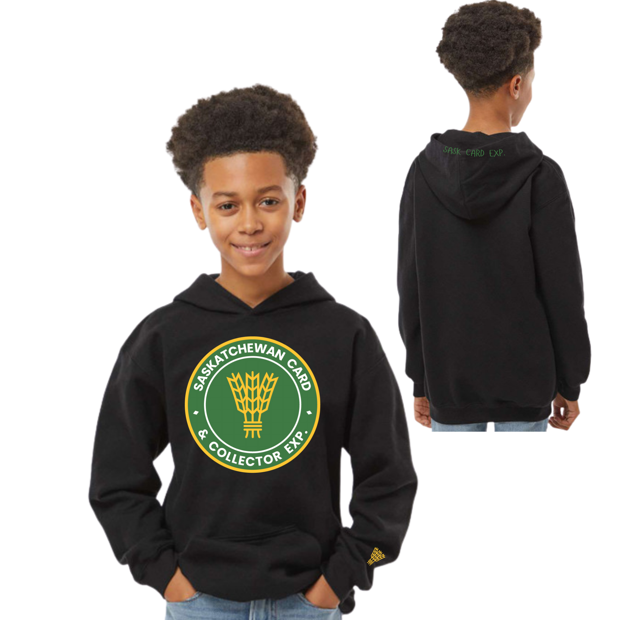 SK Card and Collector Youth Large Logo Hoodie