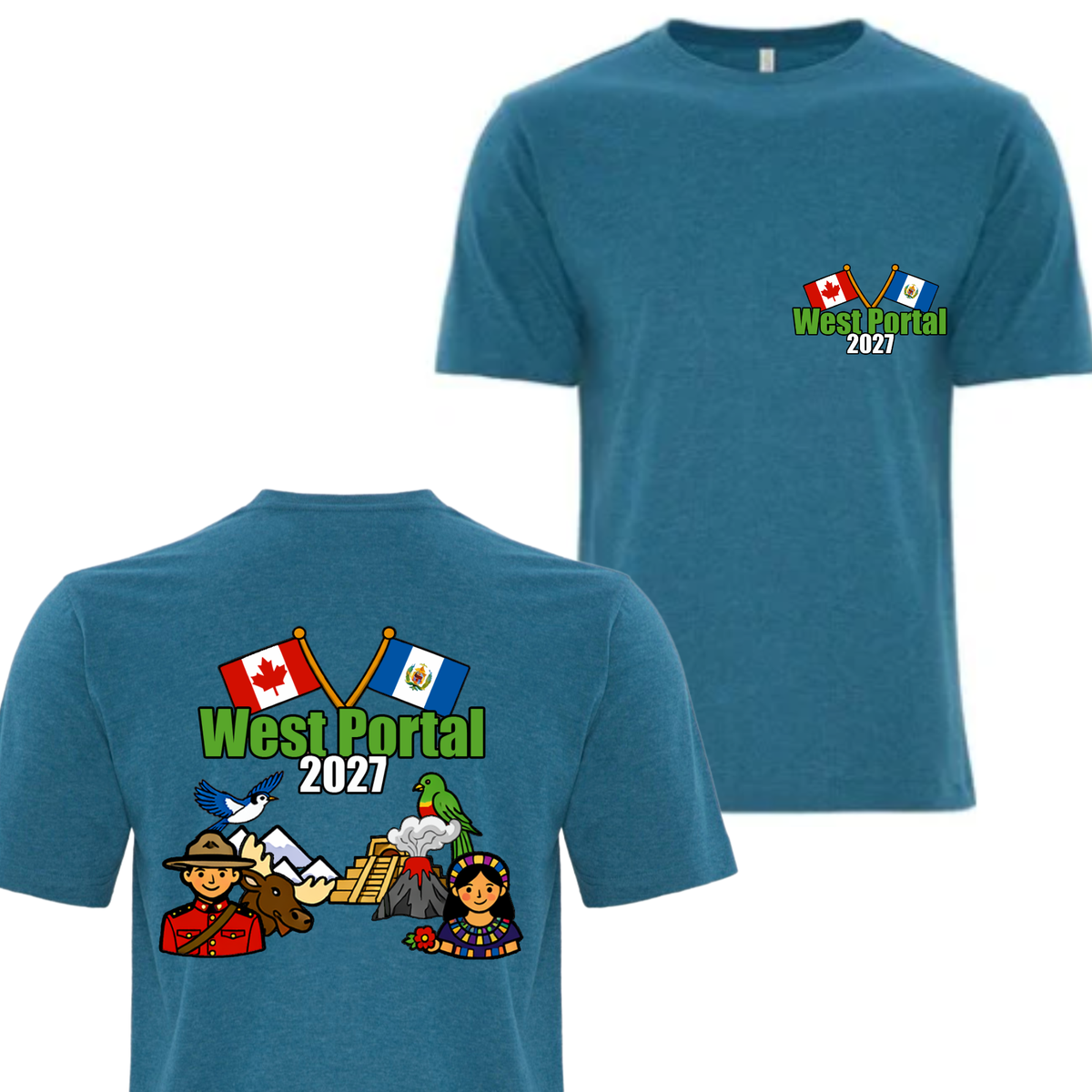 Unisex and Youth Short Sleeve T-shirt - Guatemala 2027