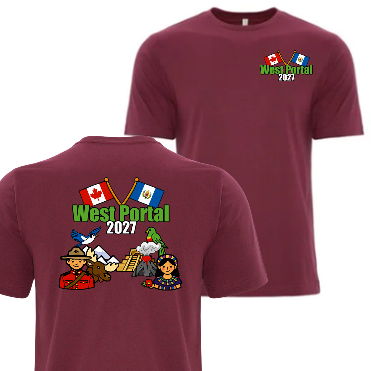 Unisex and Youth Short Sleeve T-shirt - Guatemala 2027
