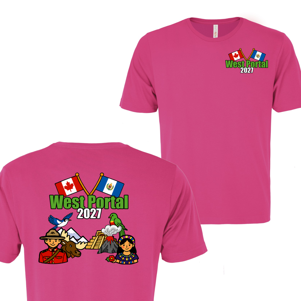 Unisex and Youth Short Sleeve T-shirt - Guatemala 2027