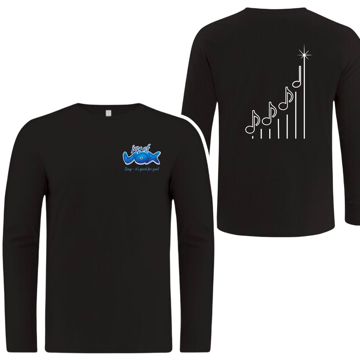 Joy of Vox Small logo Long Sleeve Tee