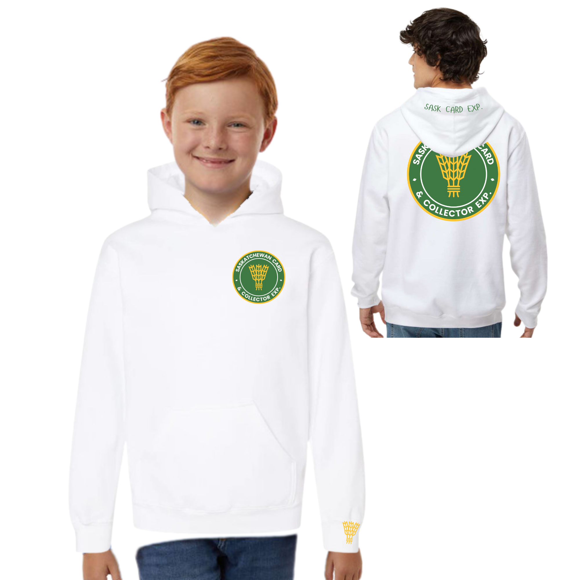 SK Card and Collector Youth Small Chest Logo Unisex Hoodie