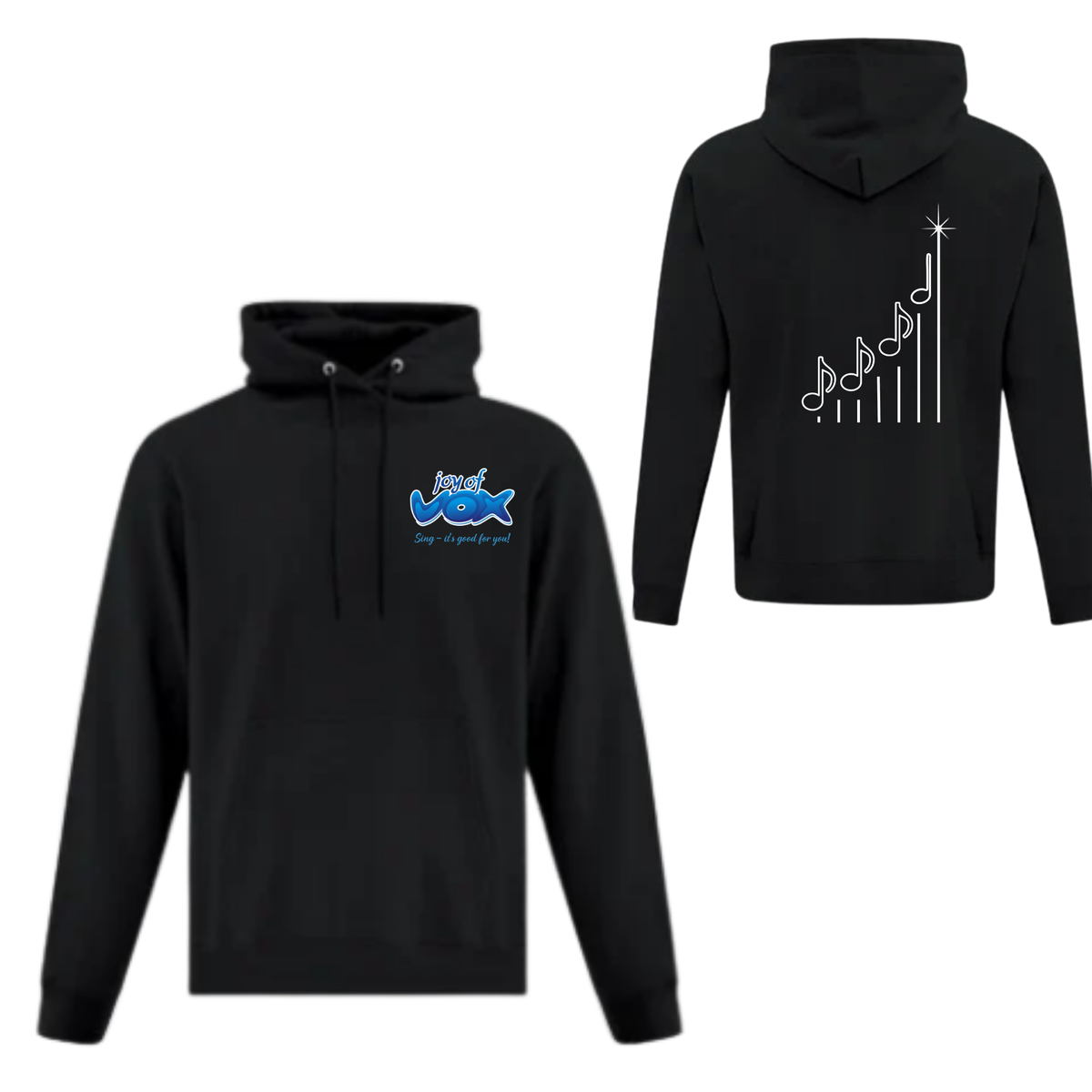 Joy of Vox Small Logo Hoodie/Bunnyhug