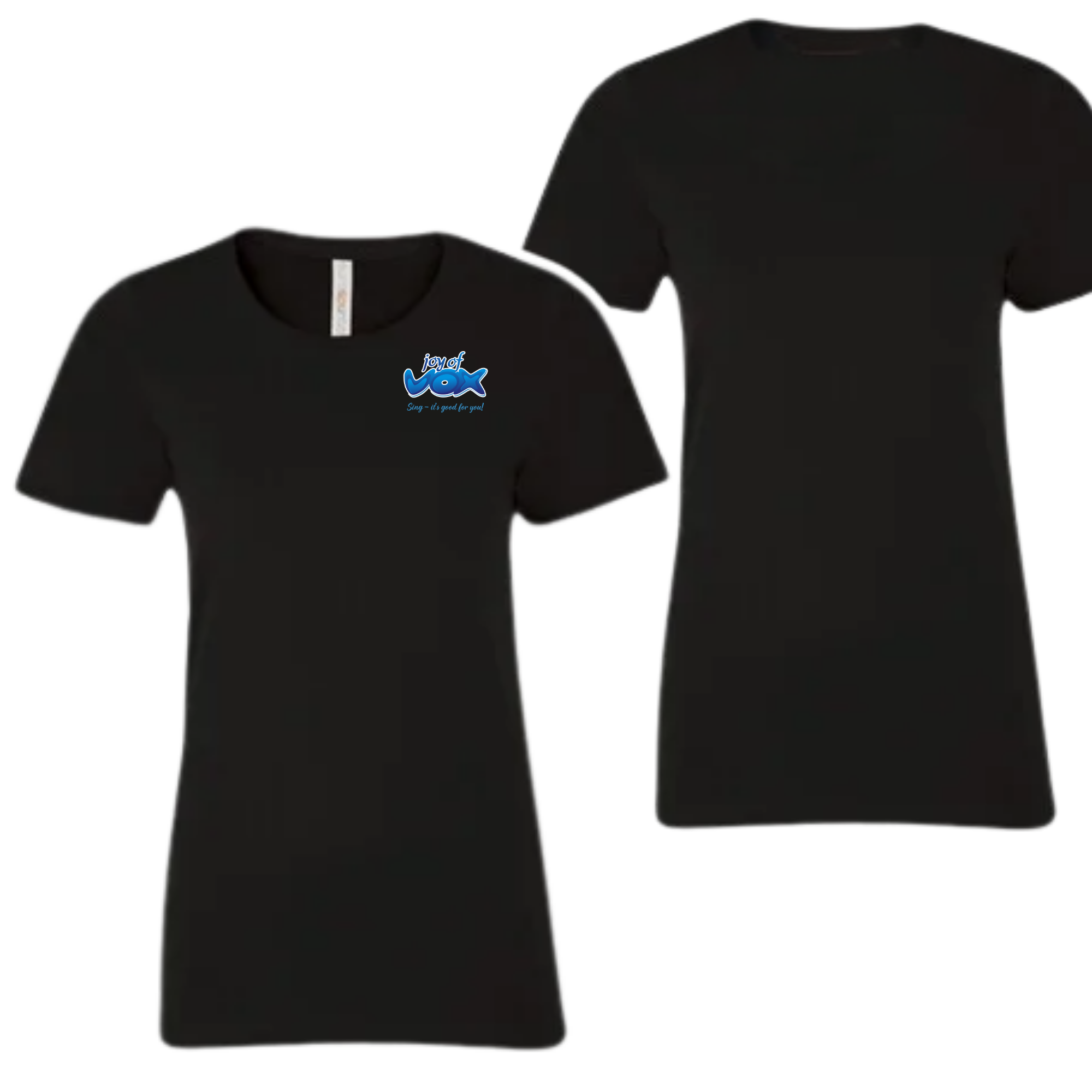 Joy of Vox Ladies Small Logo Slim fit tee