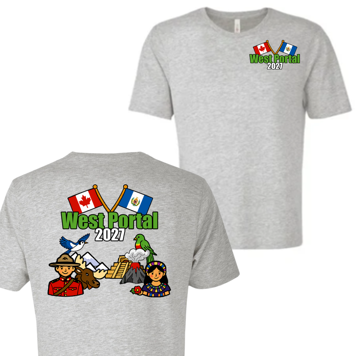 Unisex and Youth Short Sleeve T-shirt - Guatemala 2027