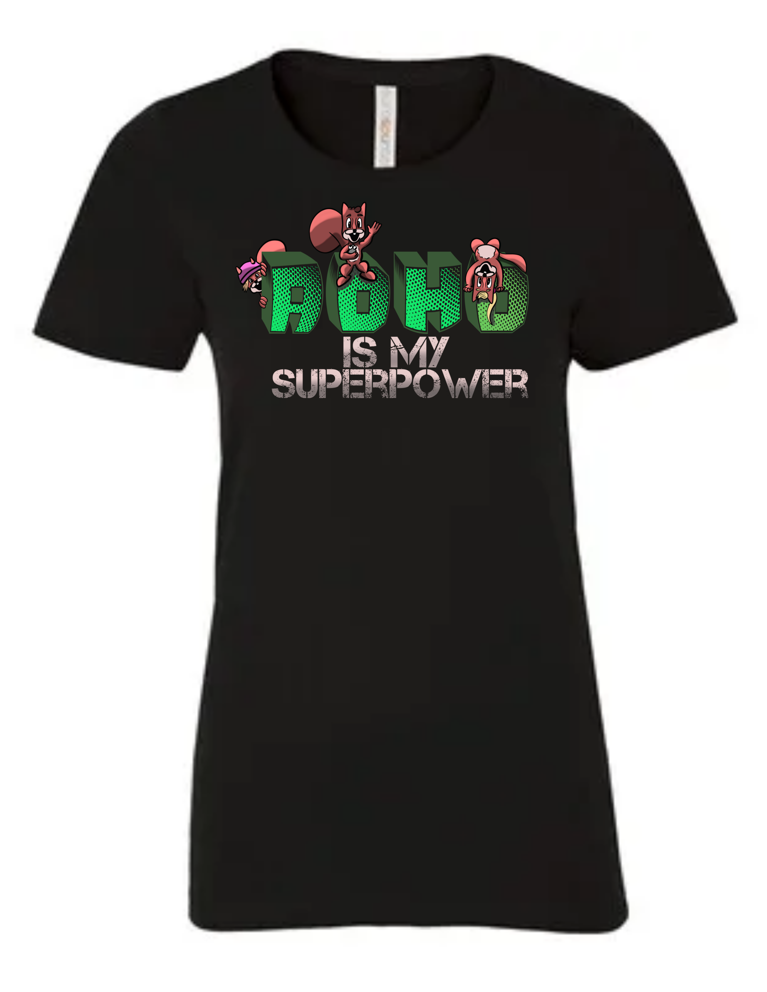 ADHD is my Superpower Ladies T-shirt
